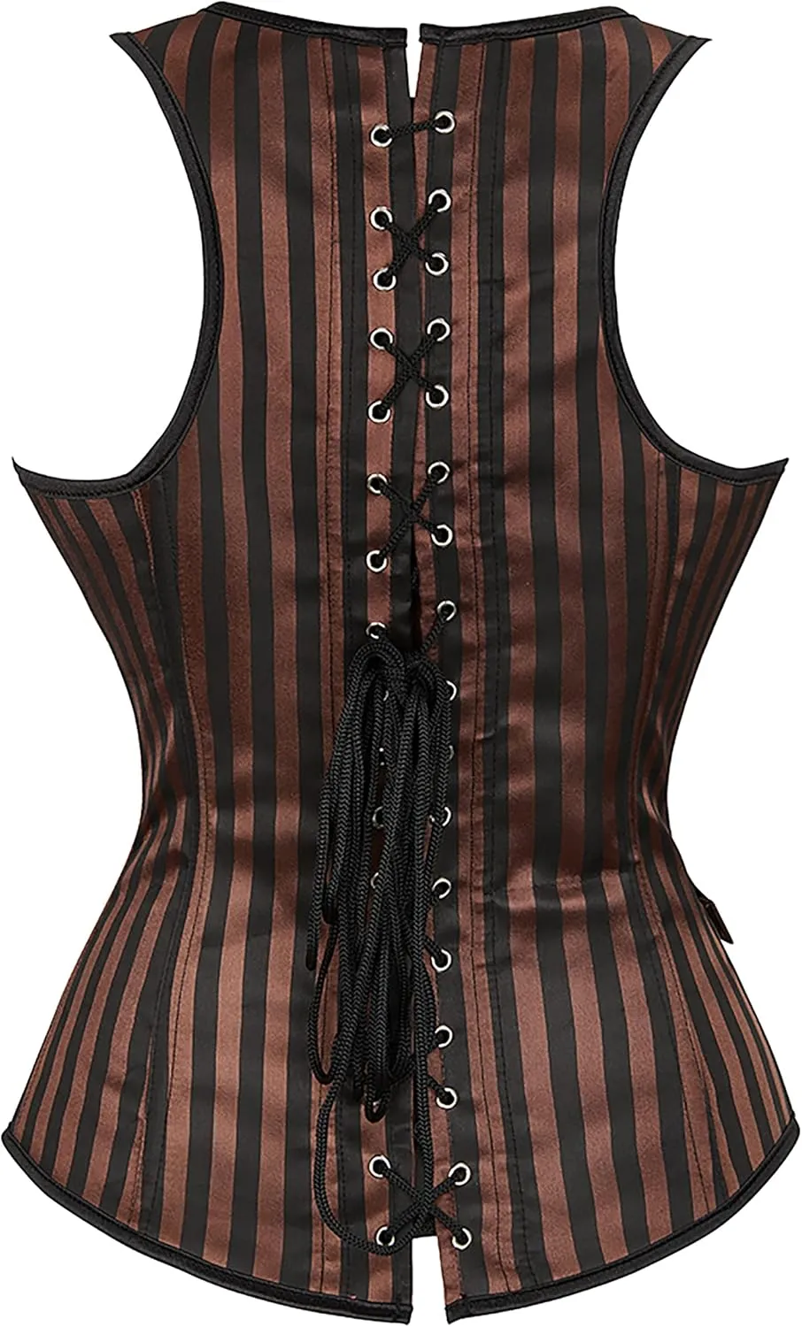 Alivila.Y Fashion Corset Womens Faux Leather Steampunk Corsets Victorian Bustier Top