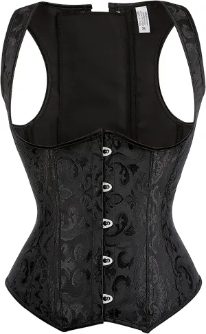 Alivila.Y Fashion Corset Womens Faux Leather Steampunk Corsets Victorian Bustier Top