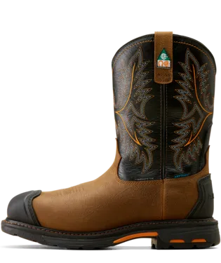 Ariat Boots, 11 inch WorkHog CSA XTR Waterproof Composite Toe Work Boot, 10042491 RYE BROWN