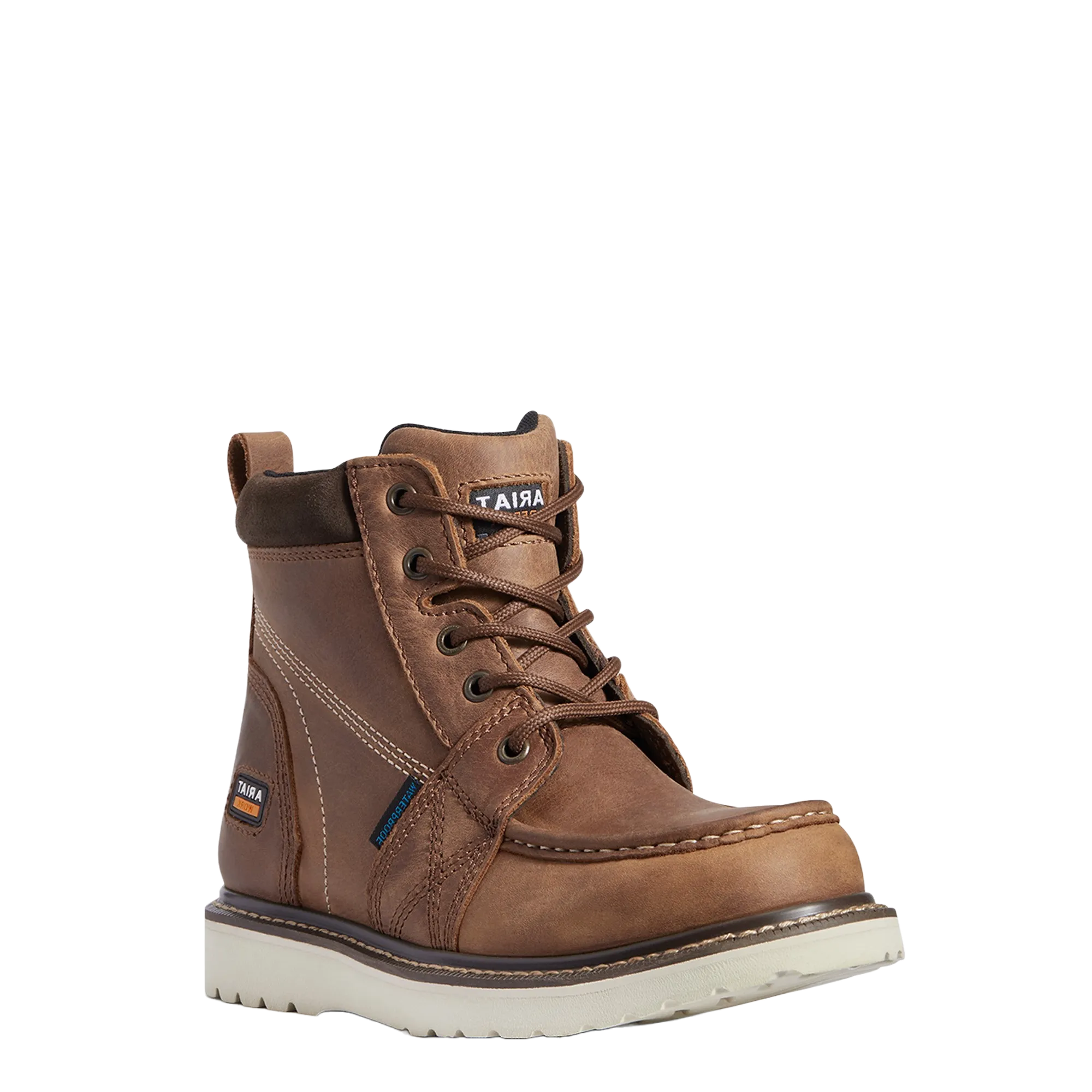 Ariat Ladies Rebar Wedge Moc Toe H2O Composite Toe Work Boots 10038335