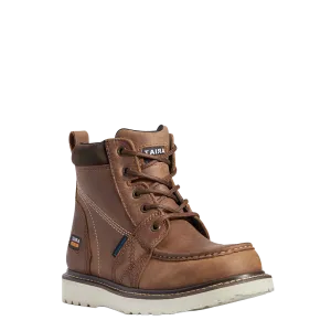 Ariat Ladies Rebar Wedge Moc Toe H2O Composite Toe Work Boots 10038335