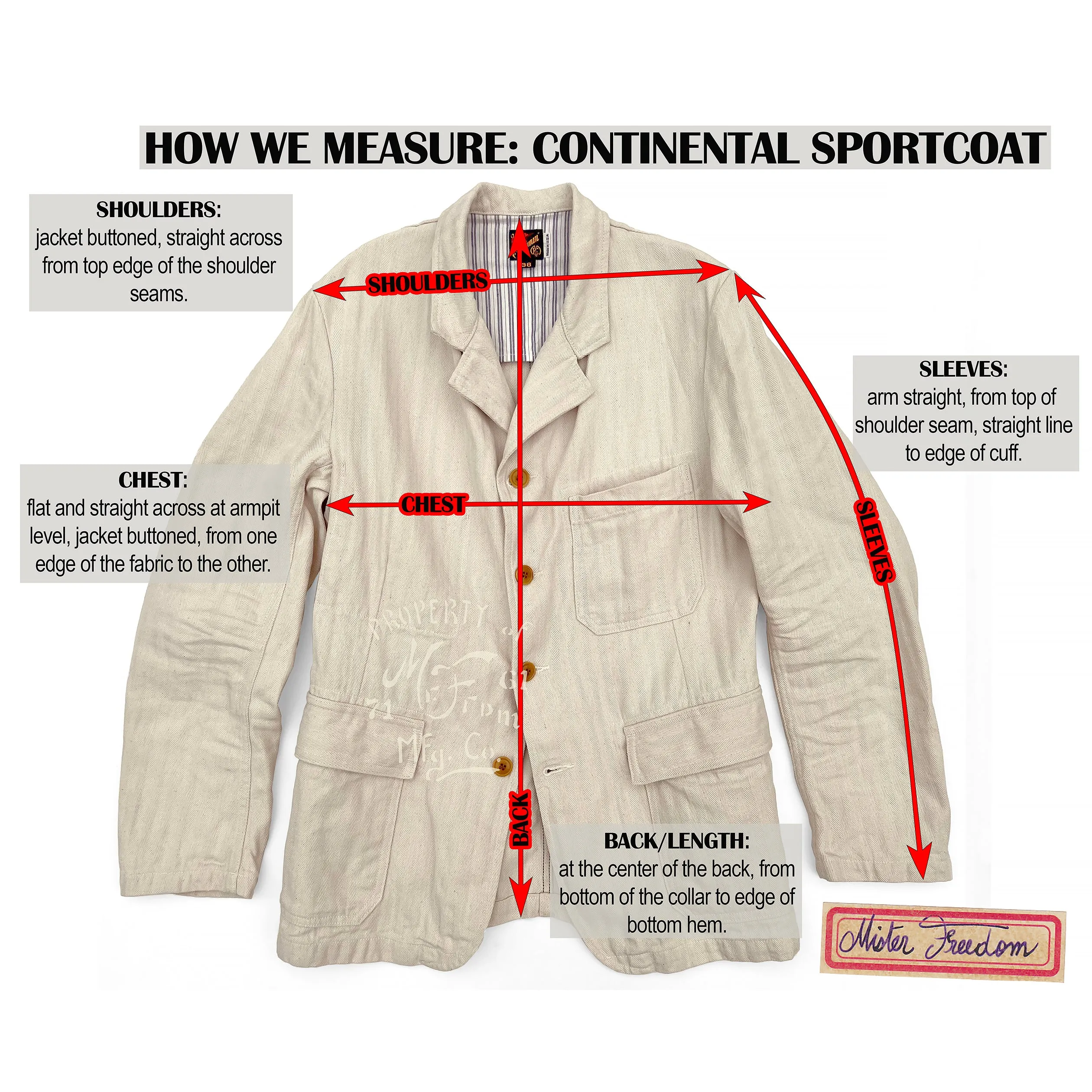 Continental Sportcoat - NOS "Player" Denim