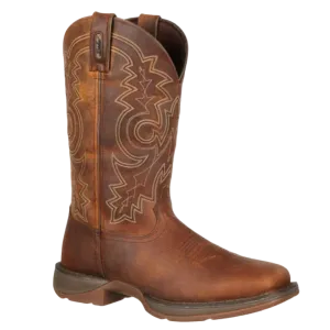 Durango® Men's Rebel™ 12" Brown Western Square Toe Boots DB4443
