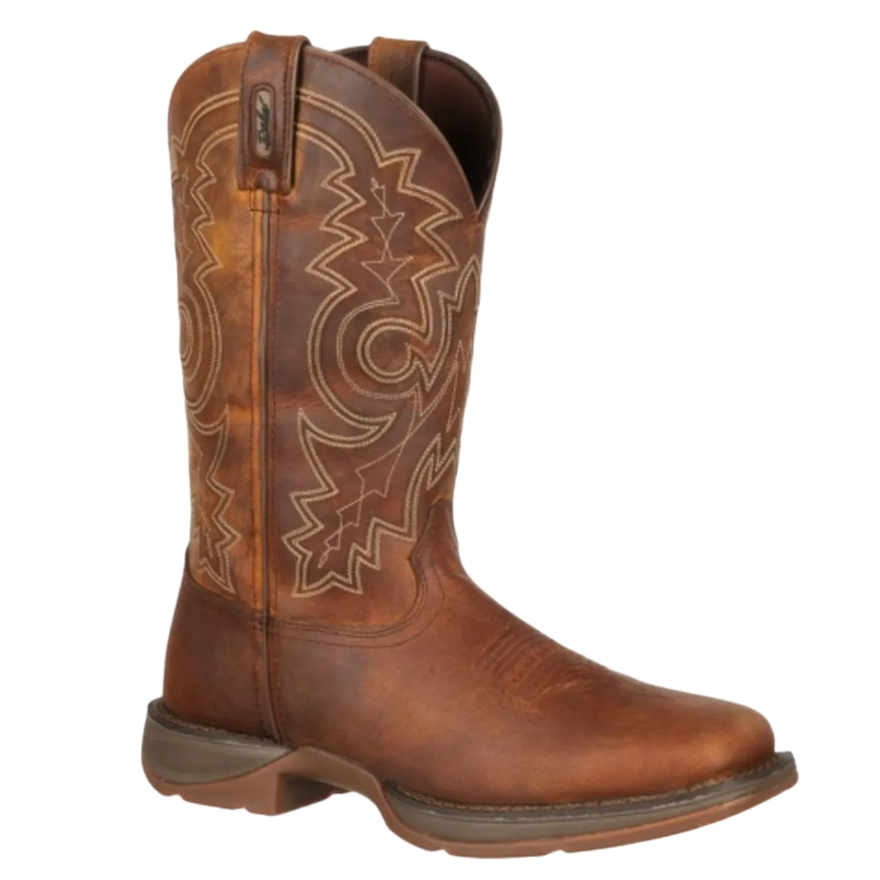 Durango® Men's Rebel™ 12" Brown Western Square Toe Boots DB4443