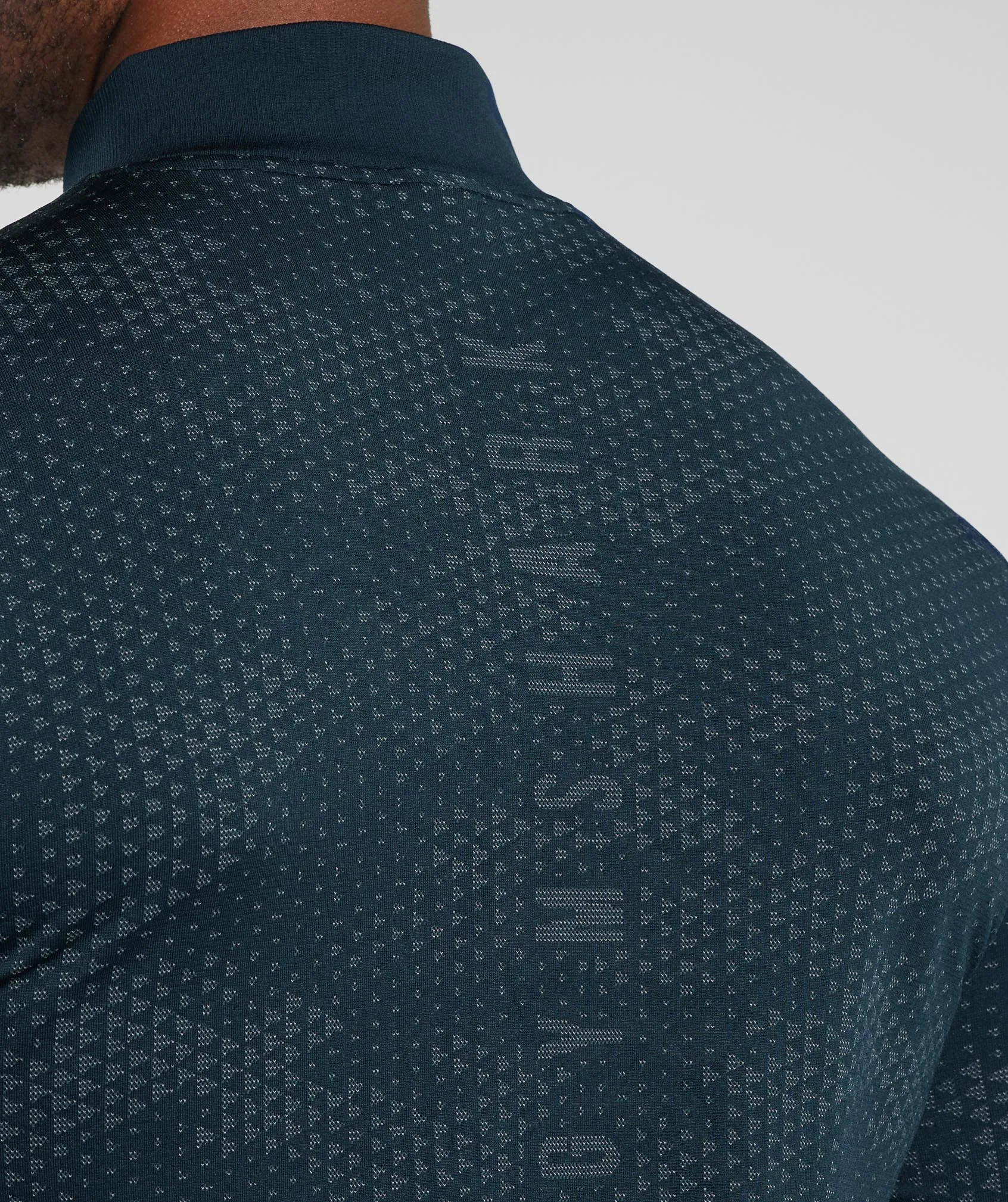 Gymshark Sport Seamless 1/4 Zip - Navy/Denim Teal