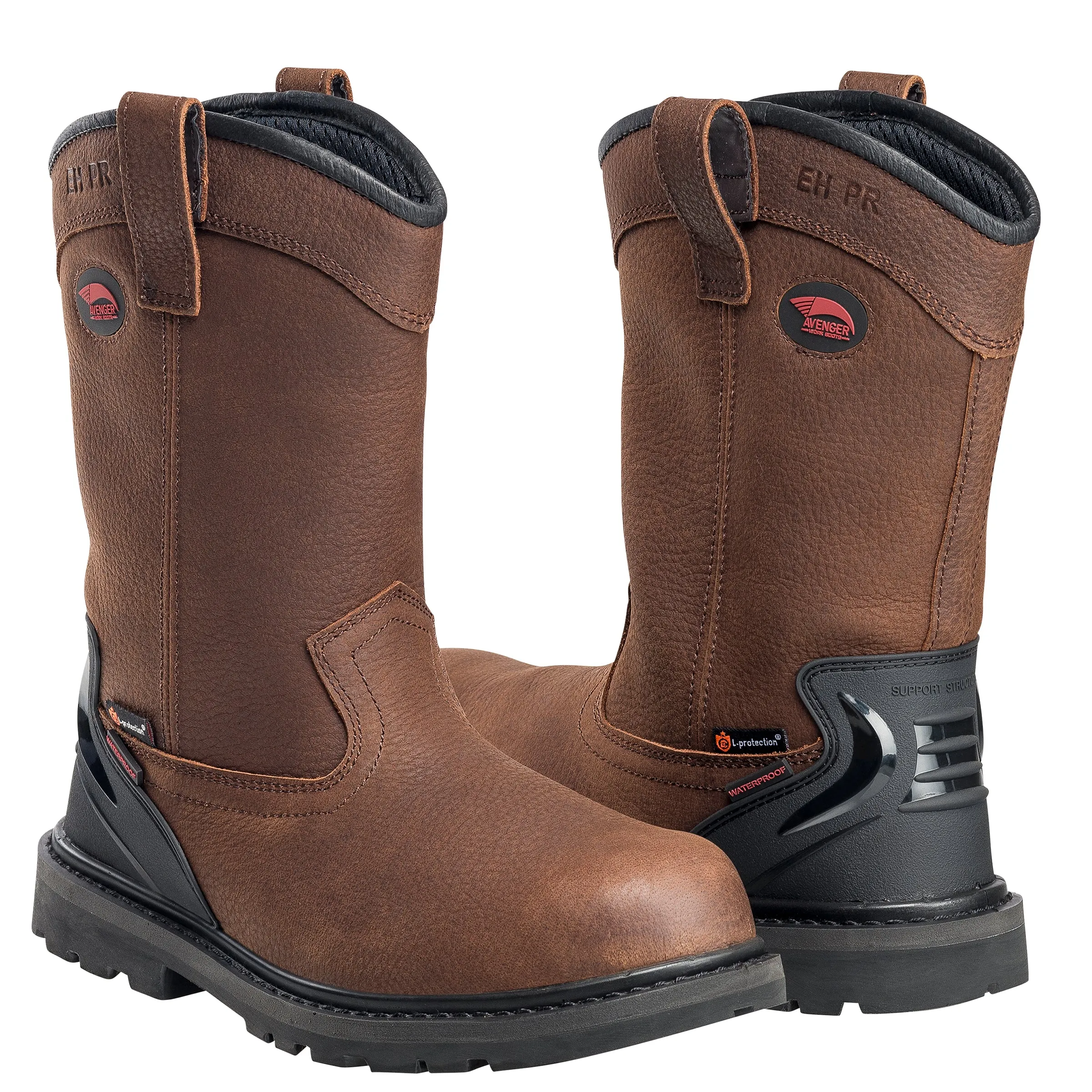 Hammer Brown Soft Toe EH PR WP 11" Wellington
