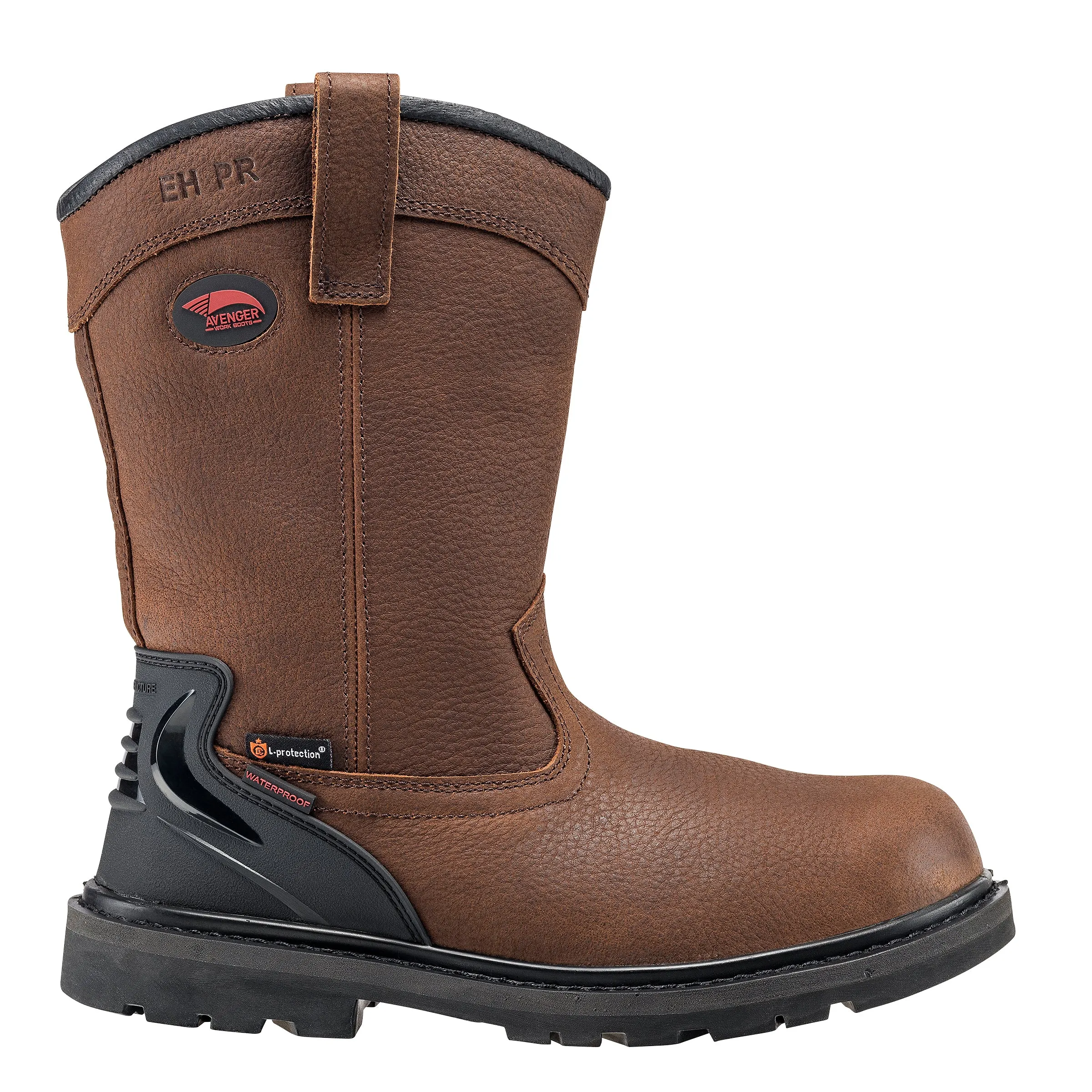 Hammer Brown Soft Toe EH PR WP 11" Wellington