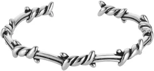 HAQUIL Gothic Punk Barbed Wire Twisted Cuff Bracelet Jewelry Gift for Men and Women