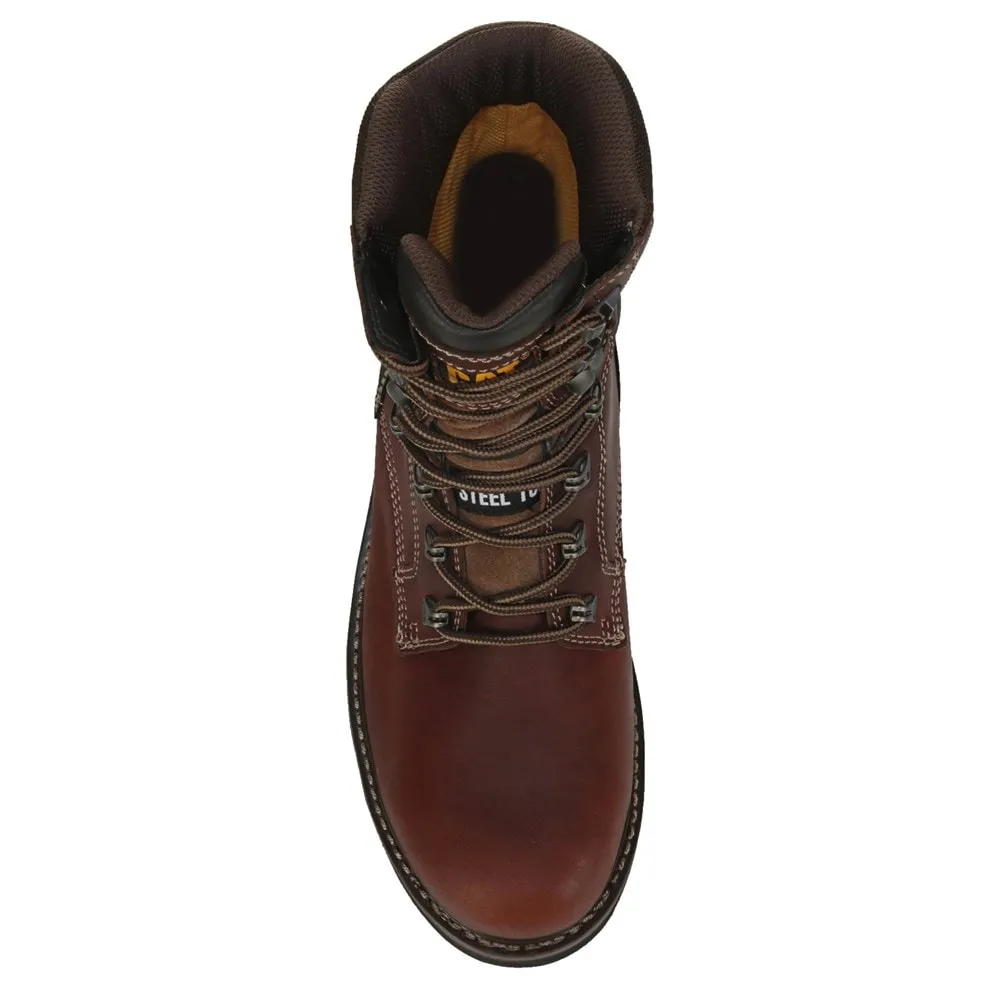 Indiana 2 Men's Anti-Slip Steel Toe Work Boots. 0 Caterpillar brown