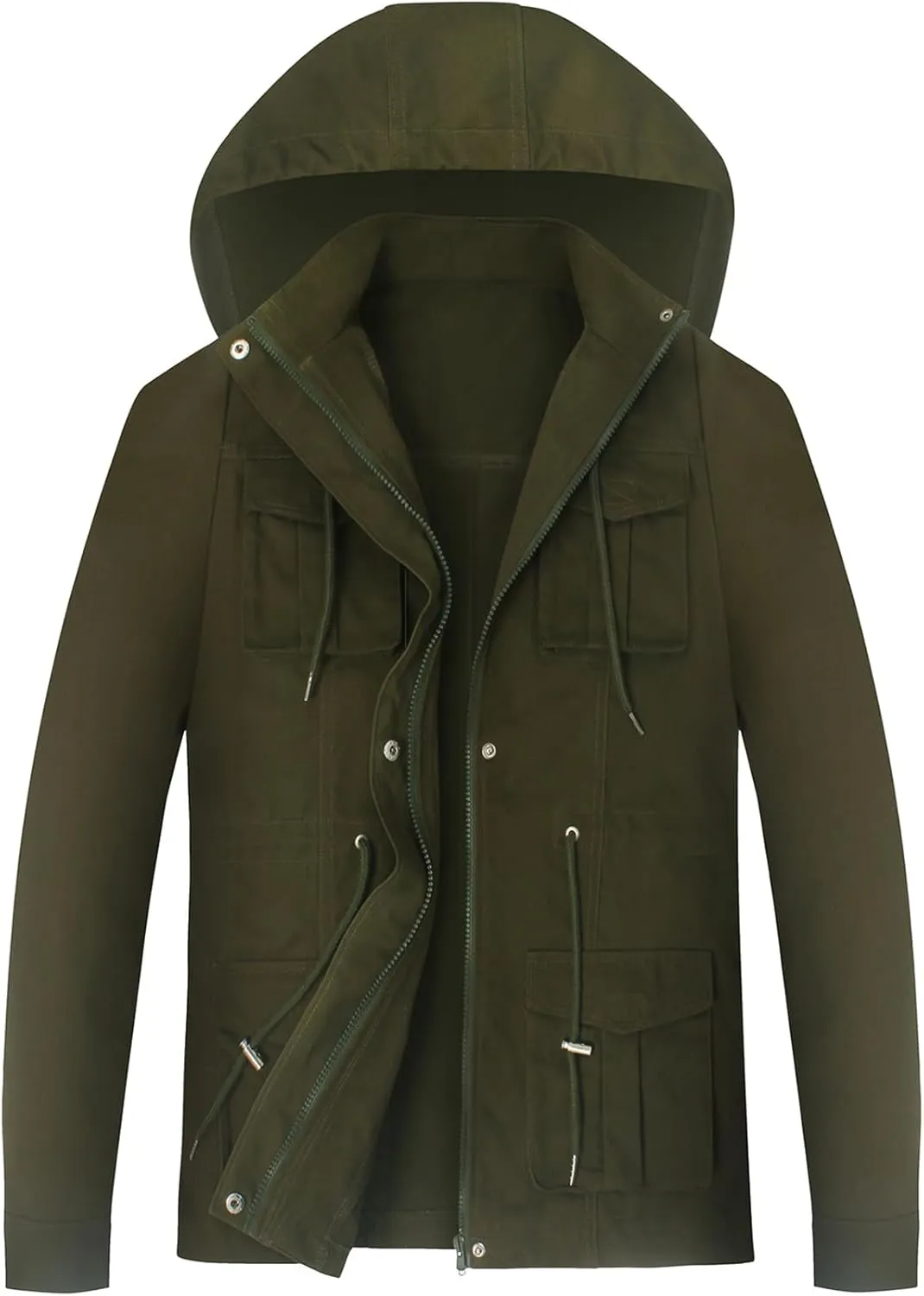 JTNFairy Casual Jackets for Women Long Sleeve Zipper Classic Outwear Bomber Coats with Pockets