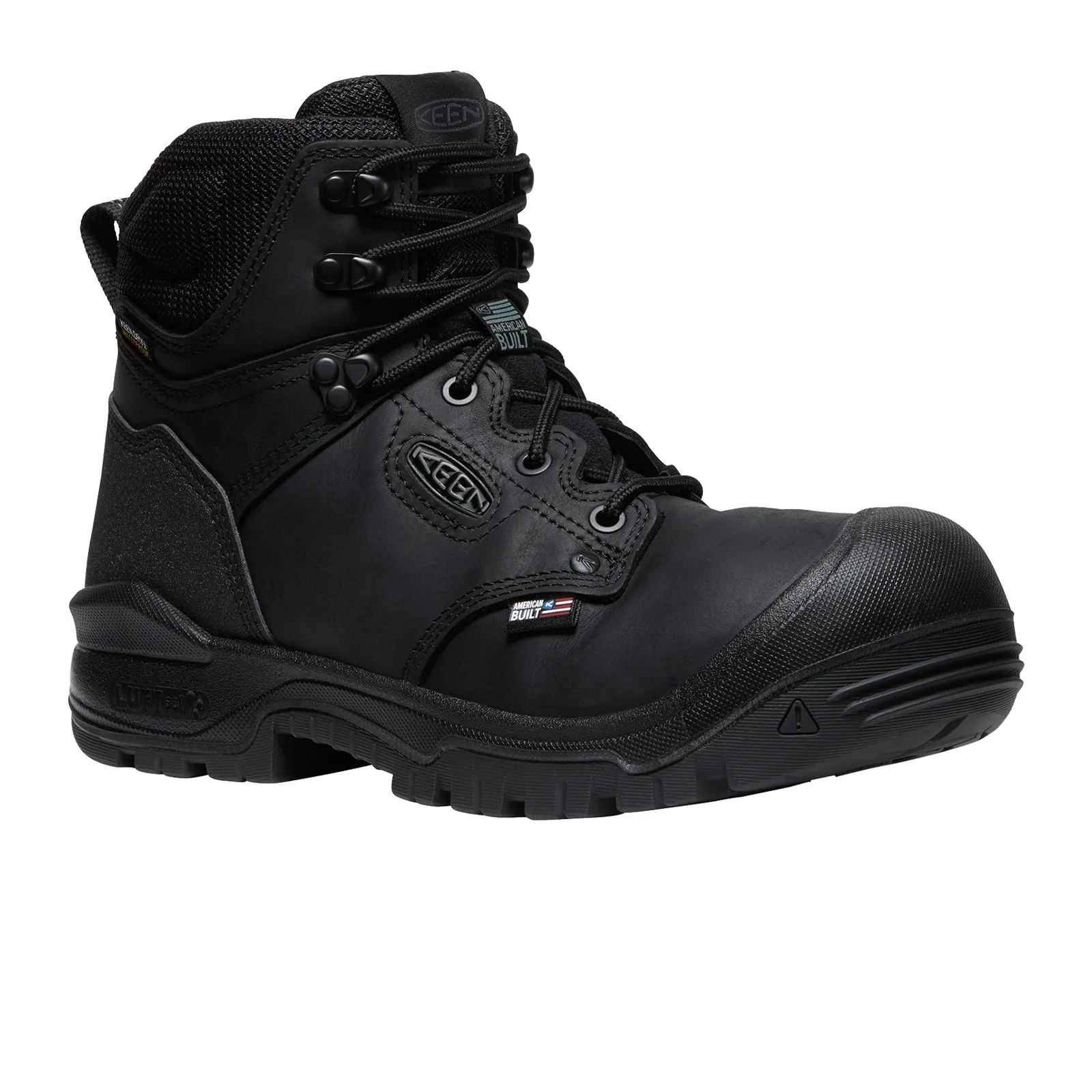 Keen Utility Independence 6" Waterproof Soft Toe Work Boot (Men) - Black/Black