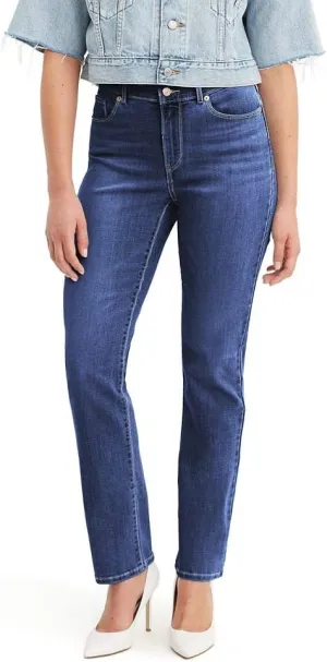 Levi's Women's Classic Straight Jeans, Lapis Dark Horse, 31 (US 12) S
