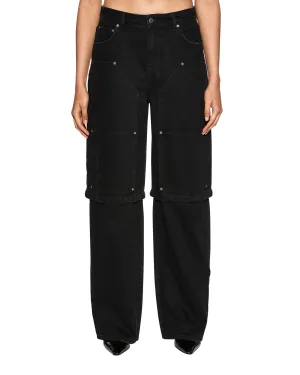 Black Classic Denim Work Jackets
