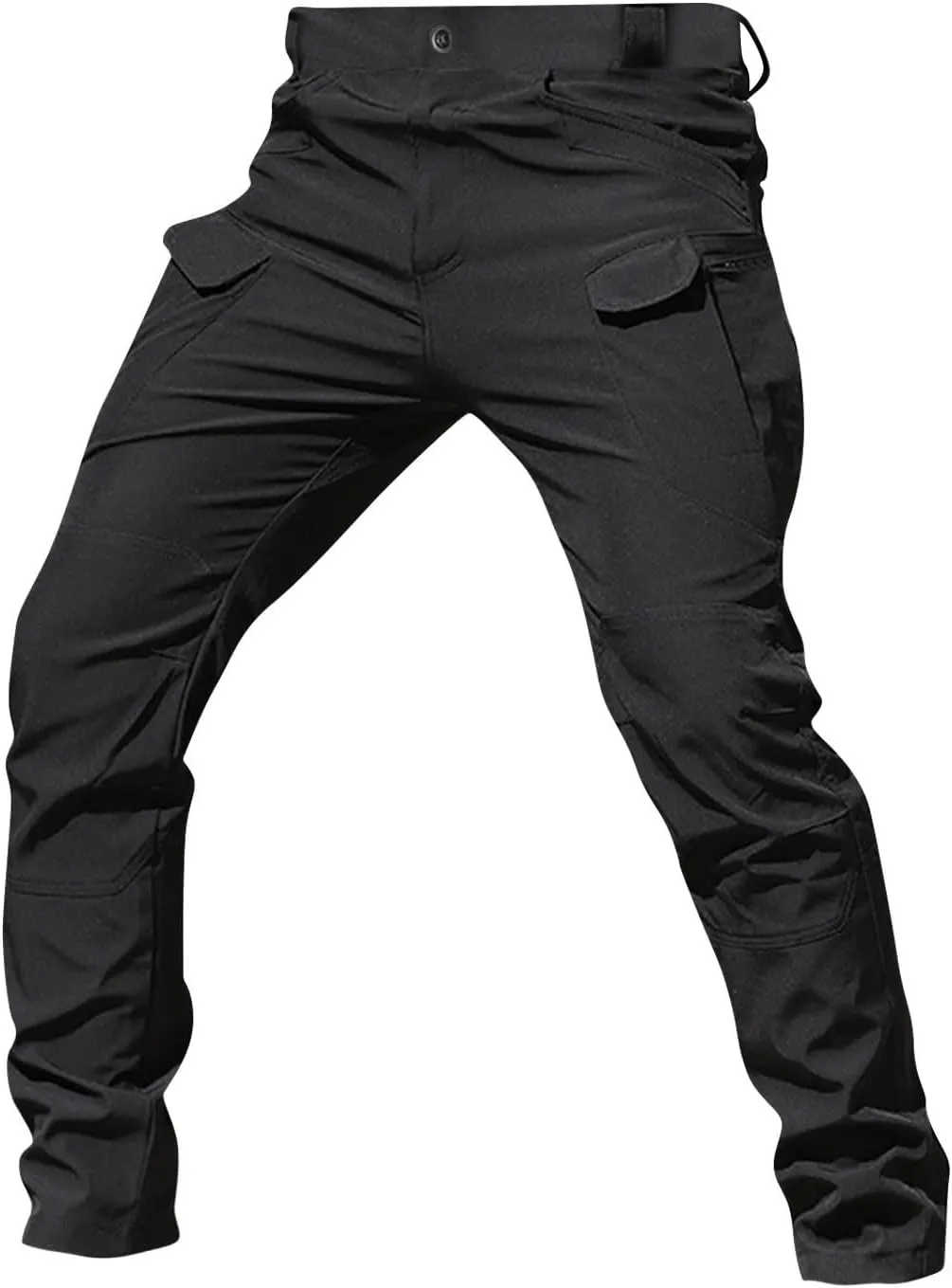 midelxp Stretch Cargo Pants for Men Work Ripstop Flex Flexcamo Tactical Waterproof Pants Camping Hiking Pants Multi Pockets