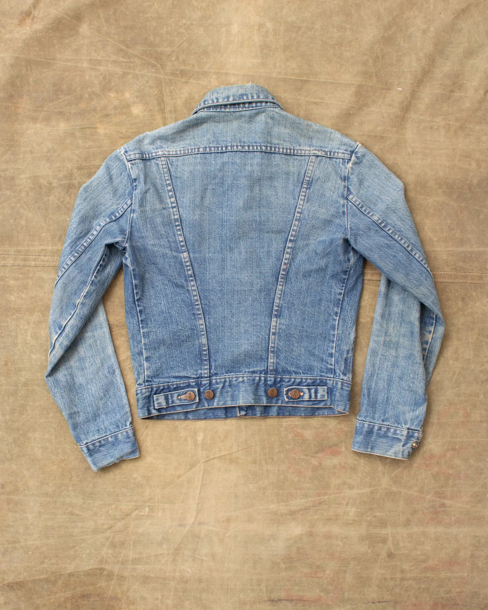 No. 2 Vintage 1980's Wrangler Broken Twill Denim Jacket Size 34