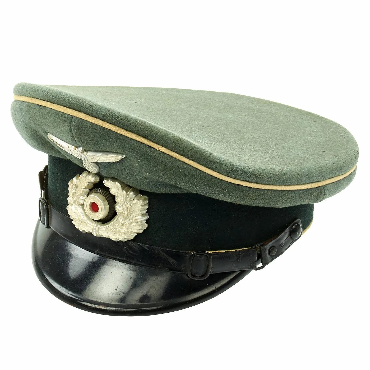 Original German WWII Army Heer NCO EM Visor Cap