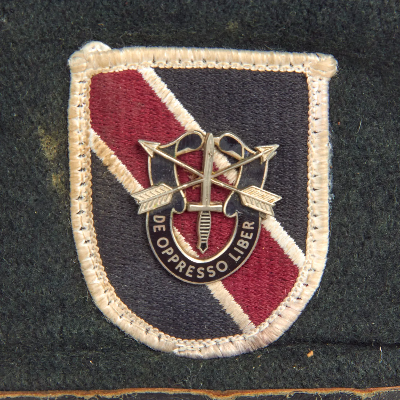 Original U.S. Cold War Era Company F, 3rd Battalion, Academy Brigade, US Army Academy of Health Sciences, Special Forces Medic School Green Beret