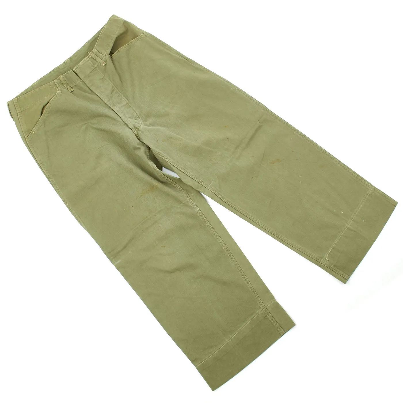Original U.S. WWII USMC HBT Herringbone Twill P41 Utility Combat Uniform - Excellent Condition
