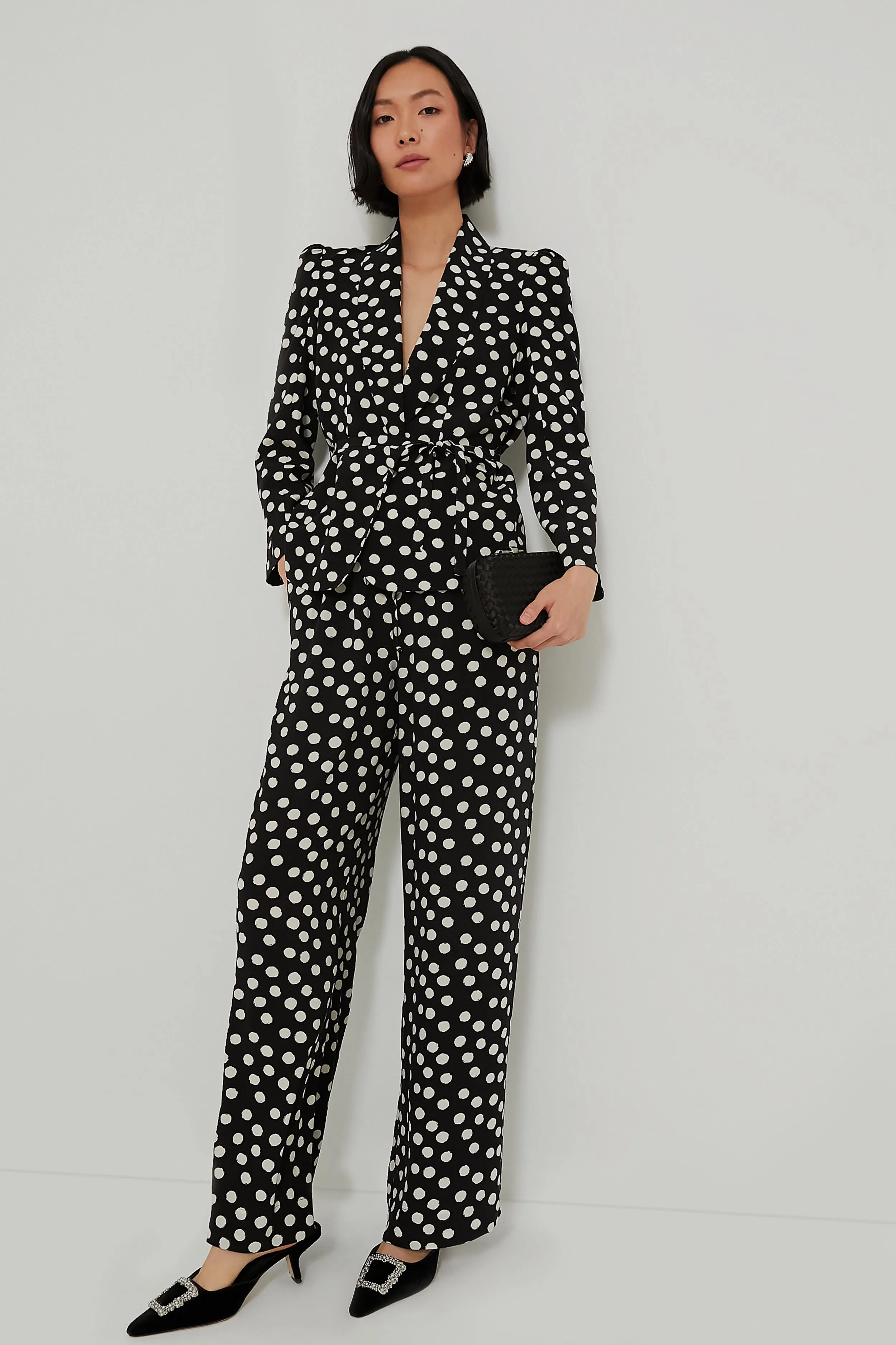 Painterly Dots Black Paris Jacket