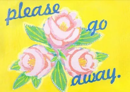 Please Go Away Magnet x Magda Archer