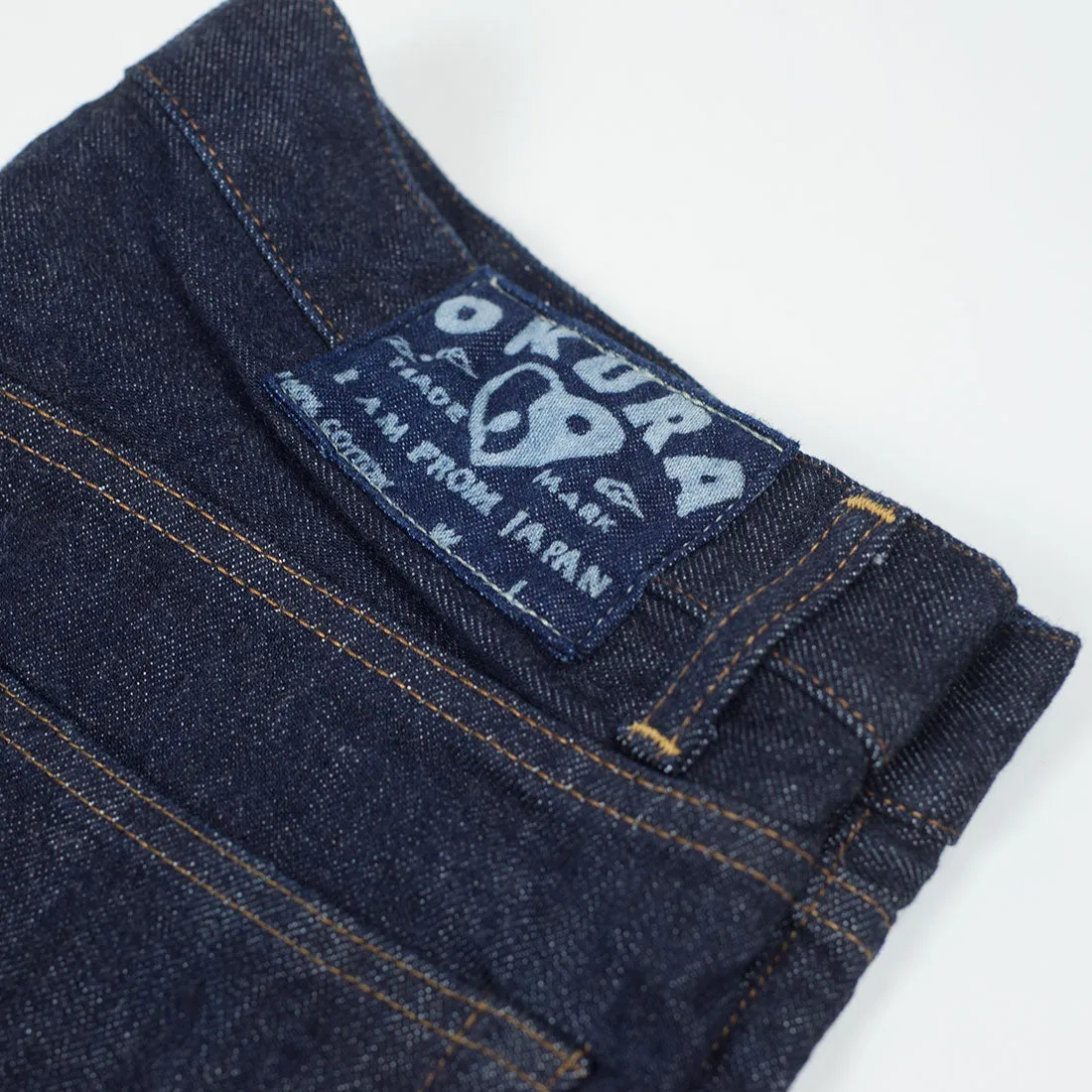 "Regular fit" Okura jeans in raw denim (restock)
