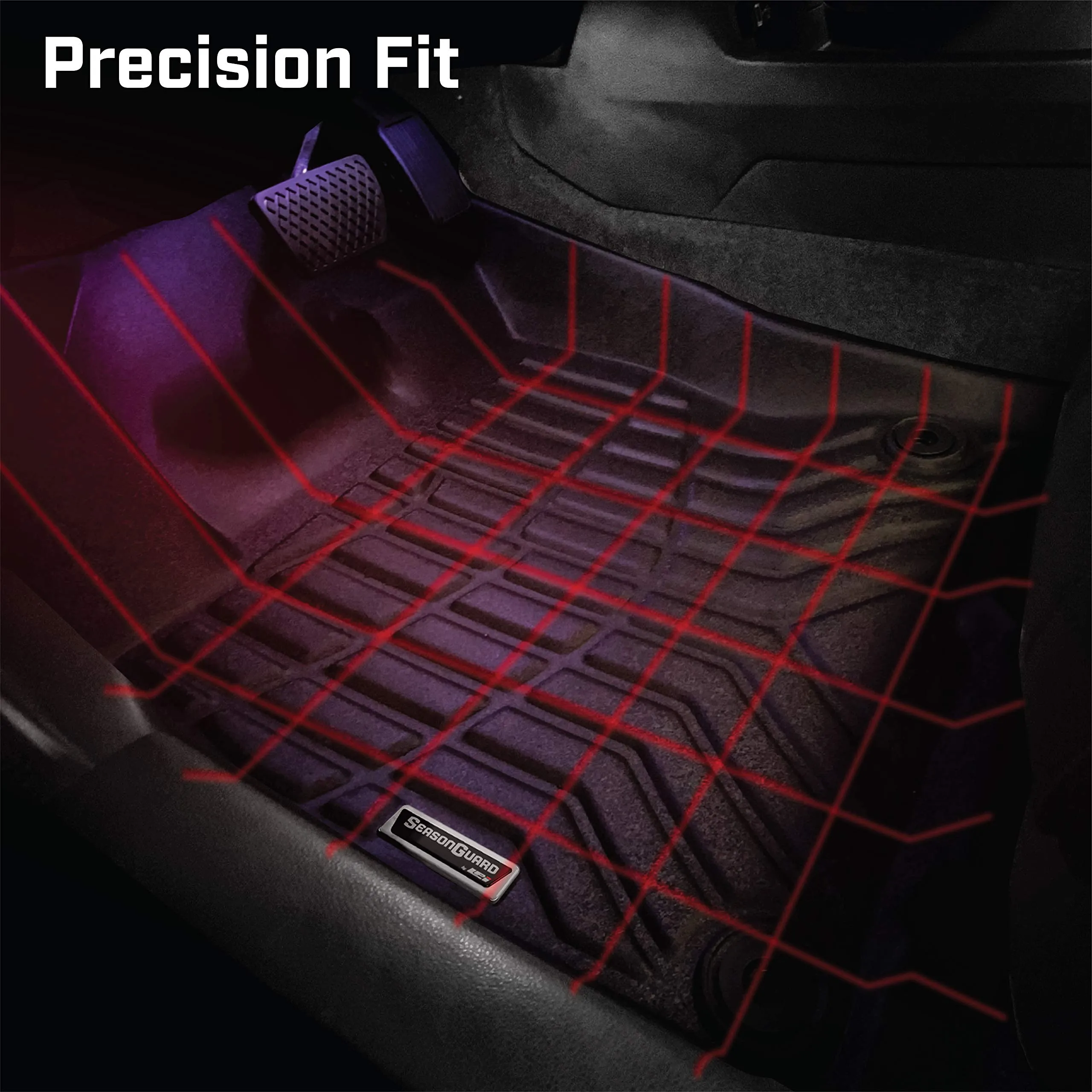 Season Guard 3D Floor Mat Liner, Honda Accord 2018-2020 Front and Rear Seat 3pc