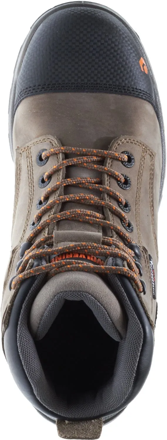 Wolverine Mens Brown Leather Blade LX WP CarbonMax 6in Work Boots