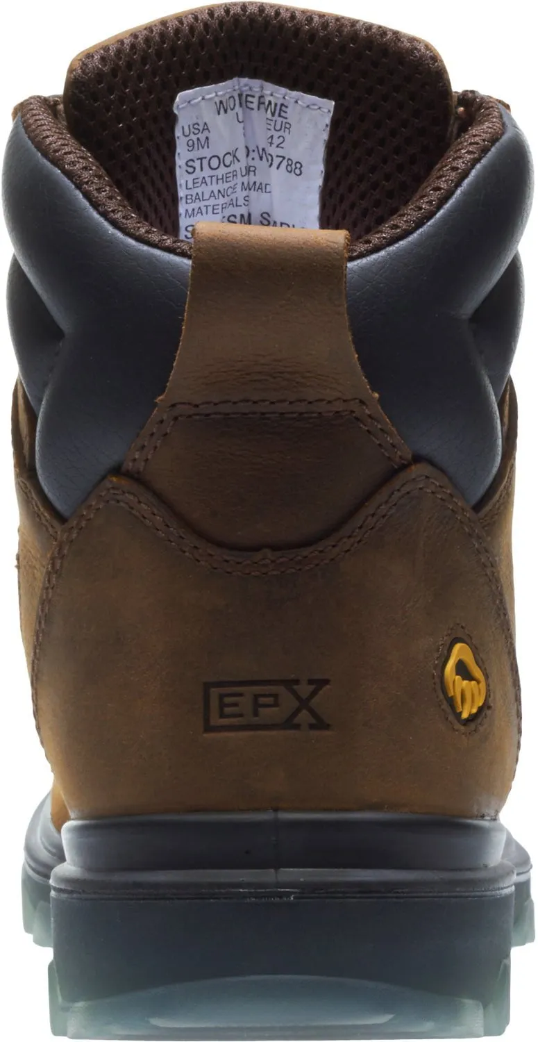 Wolverine Mens Brown Leather I-90 EPX Carbonmax WP CT Work Boots