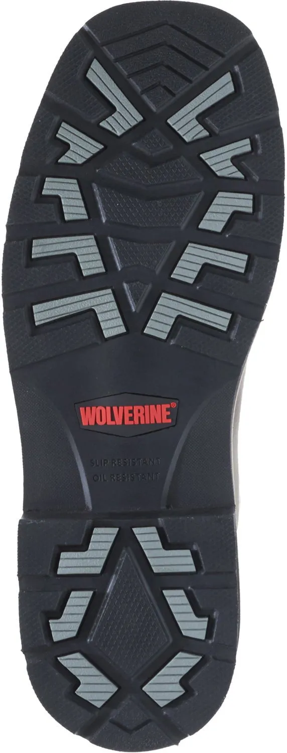Wolverine Mens Dk Brown/Rust Leather Rancher ST Wellington Work Boots