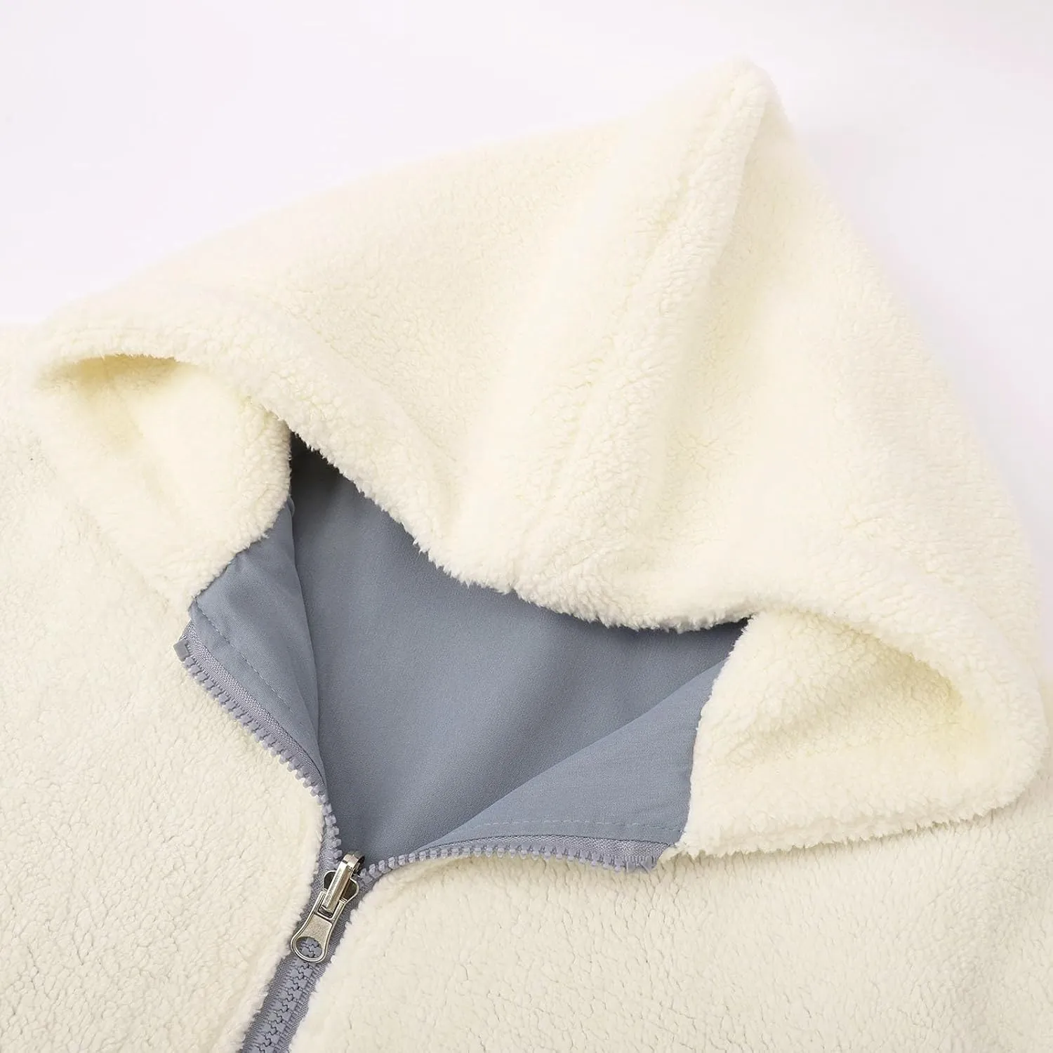 Women down Jackets With Thickened Wool Double Jacket Hooded Thick Jacket Top Womens Style Winter Coat